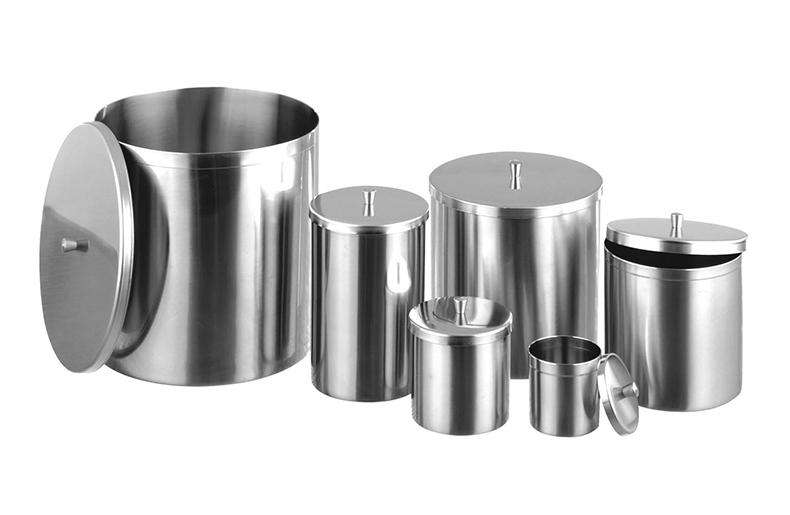 Hygienic Stainless Steel Containers with Lids