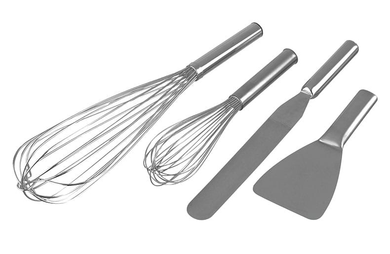 Hygienic stainless steel whisks, spatulas & scrapers