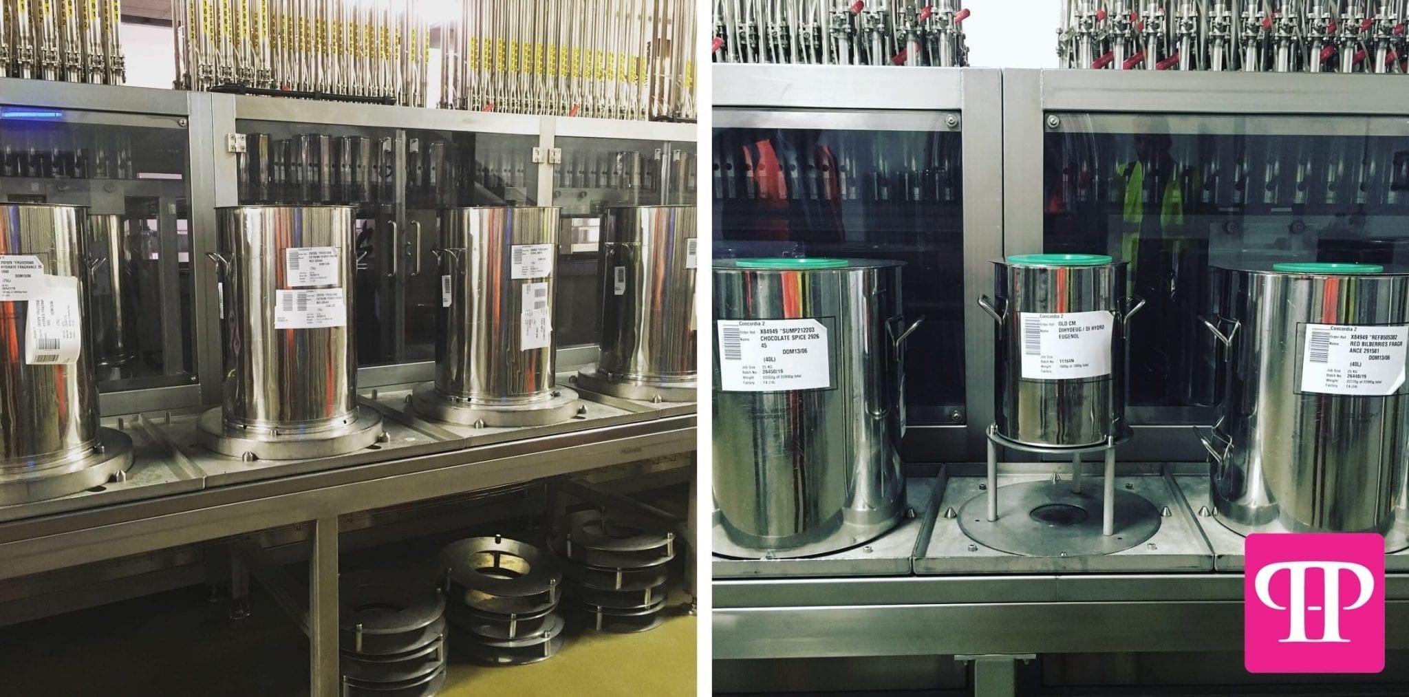 Hygienic Stainless Steel Containers for Fragrance & Essential Oils Manufacturing