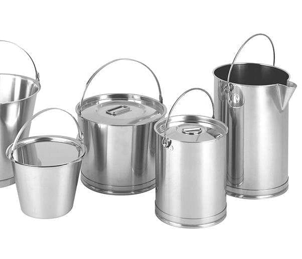 Hygienic Stainless Steel Buckets and Pails