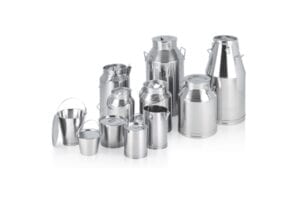 Stainless Steel Vessels Churns Buckets Pails