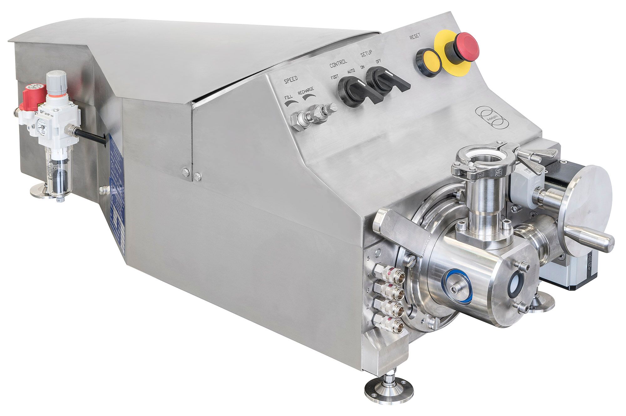 ATEX Response Benchtop Semi-Automatic Volumetric Filling Machine